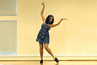 Guest dancer Melissa Tannús performs an intricate solo - Carolina Meadows - 7/21/12
