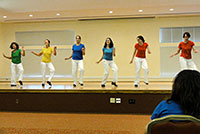 Shimmying to our newest piece 'Jazz (i)n Samba' choreographed by guest dancer Melissa Tannús - Carolina Meadows - 7/21/12
