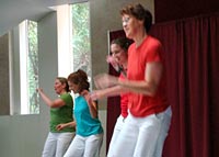 Performing our newest piece 'Jazz (i)n Samba' - UNC Children's Hospital - 7/7/12
