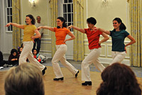 Dancing 'Cool Yule' at the holiday-themed 'Nine Ladies Tapping & a Guy' - 12/16/11