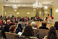 Our FANTASTIC audience at 'Nine Ladies Tapping & a Guy' - 12/16/11