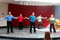 Michelle Dorrance's 'They All Laughed' at UNC Children's Hospital - 03/12/11
