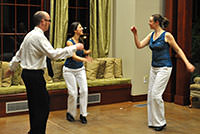 Zans, Whitney G. and Shannon dance 'EB Chorus' - SECU Family House - 01/16/13
